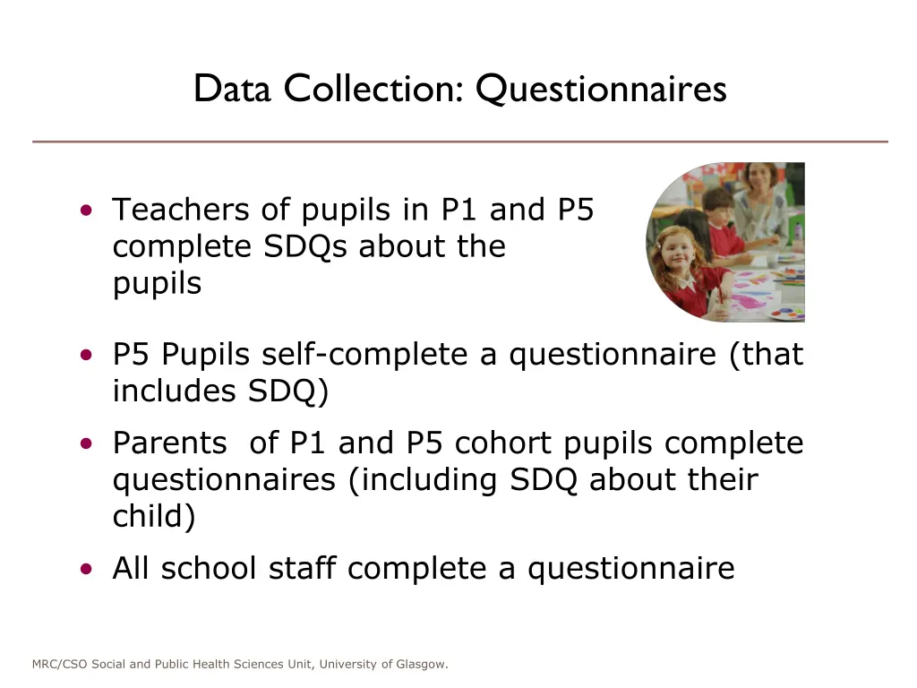 data collection questionnaires
