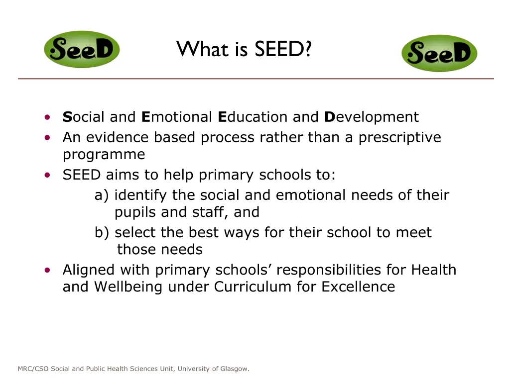 what is seed