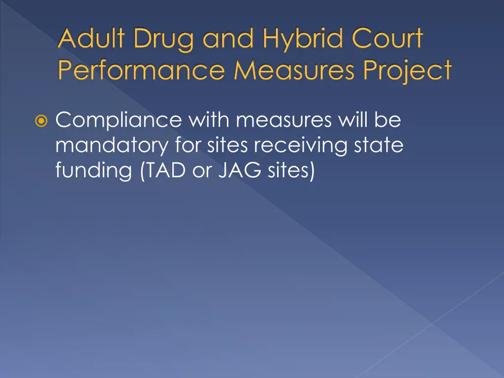 adult drug and hybrid court performance measures 1