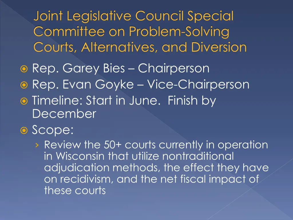 joint legislative council special committee 1