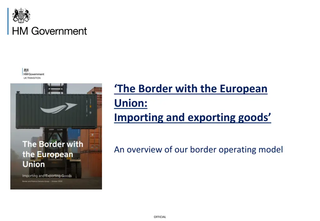 the border with the european union importing