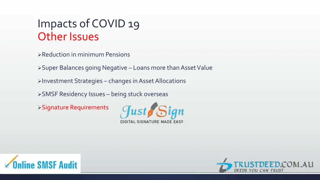 impacts of covid 19 other issues