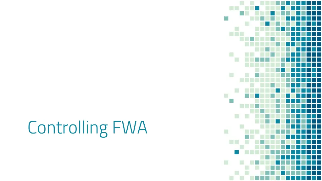 controlling fwa