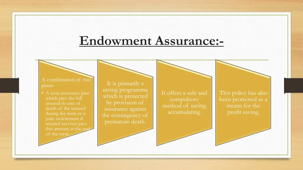 endowment assurance