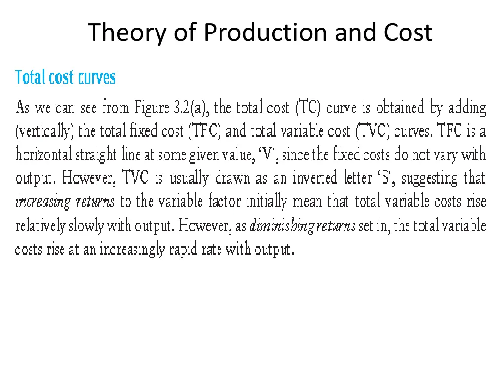 theory of production and cost 11