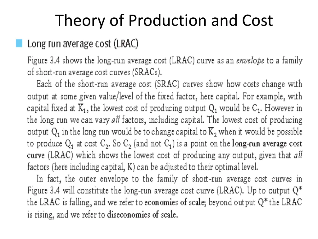 theory of production and cost 20