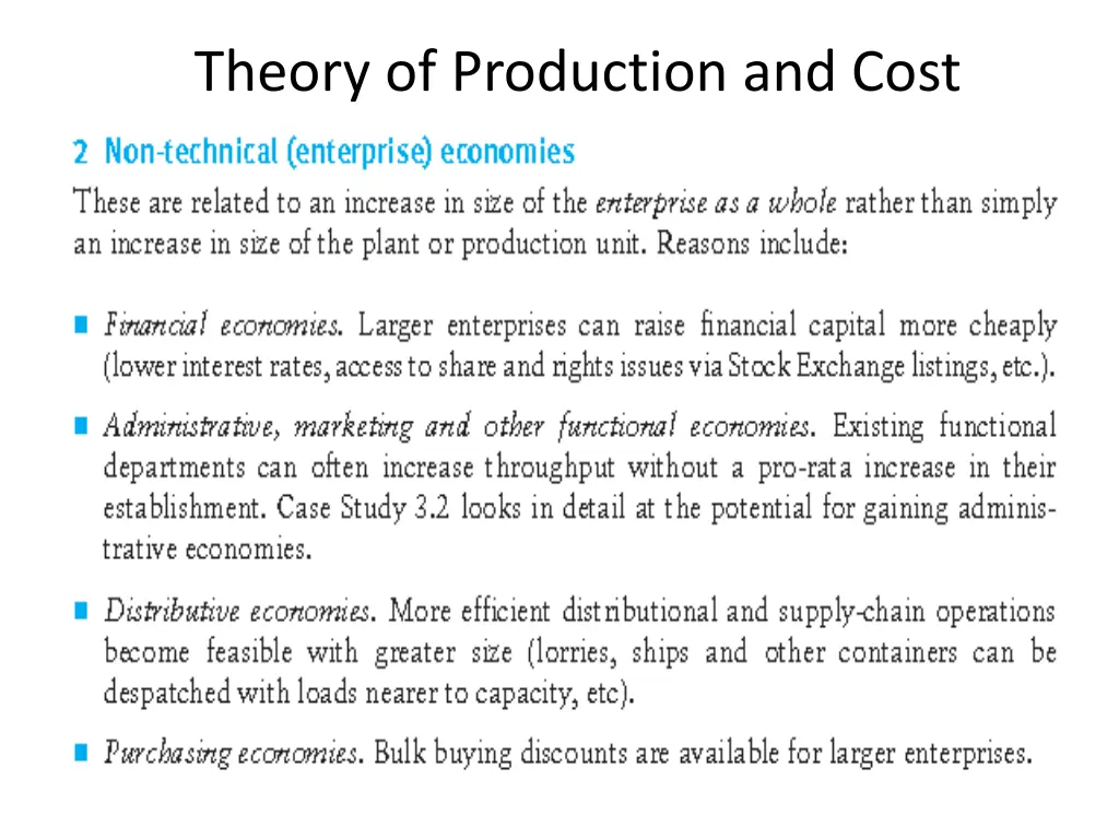theory of production and cost 23