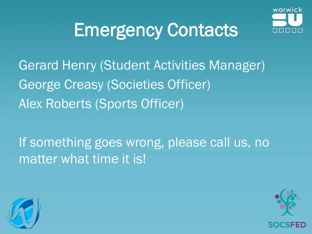 emergency contacts emergency contacts