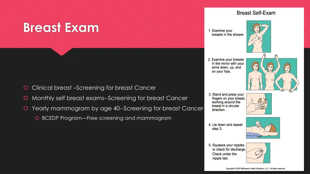 breast exam