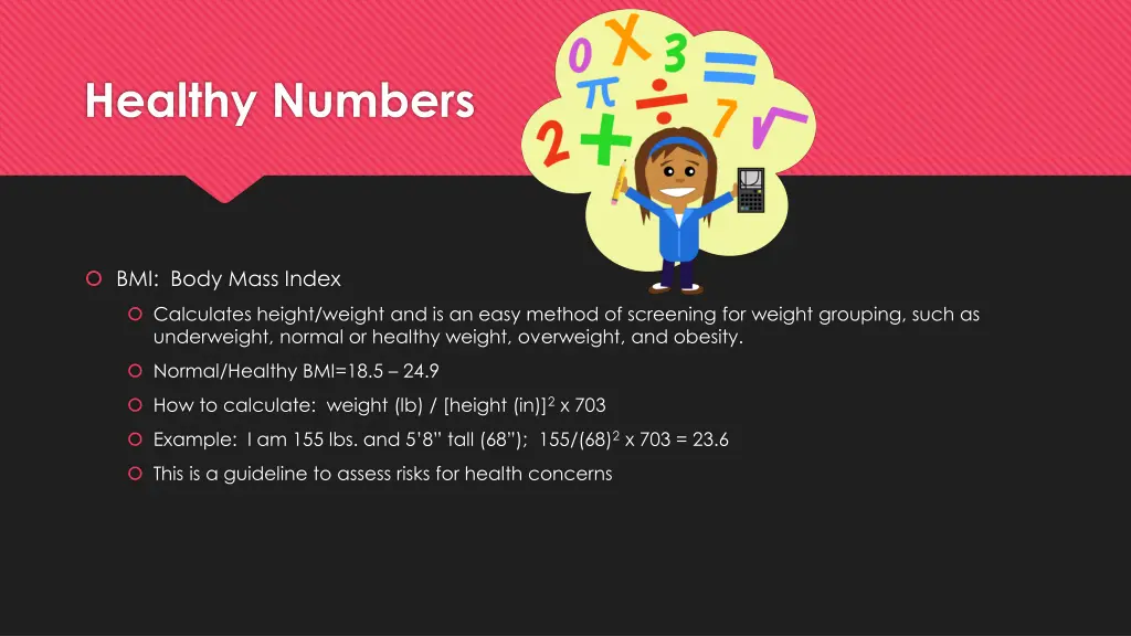 healthy numbers