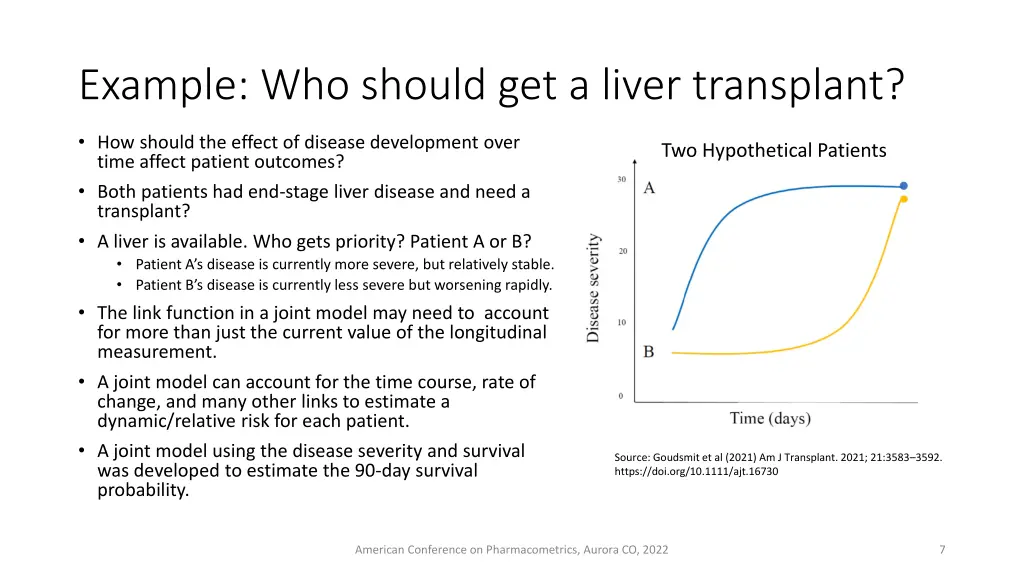 example who should get a liver transplant