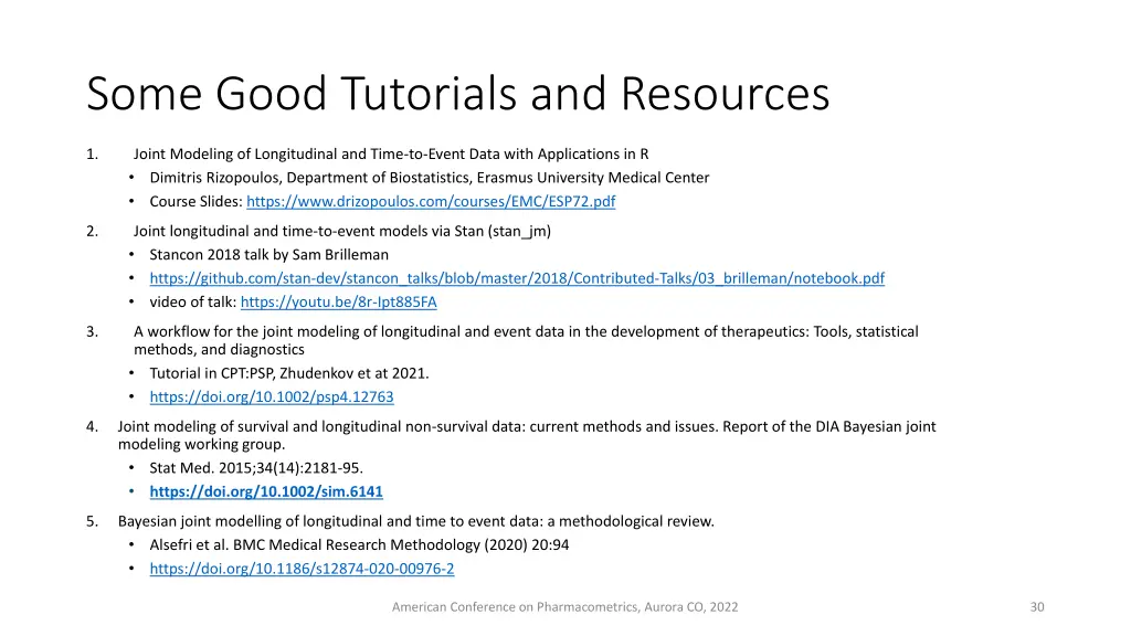 some good tutorials and resources