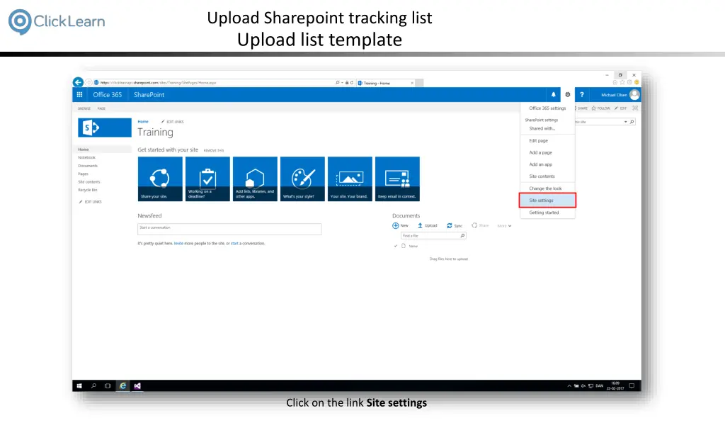 upload sharepoint tracking list upload list 1
