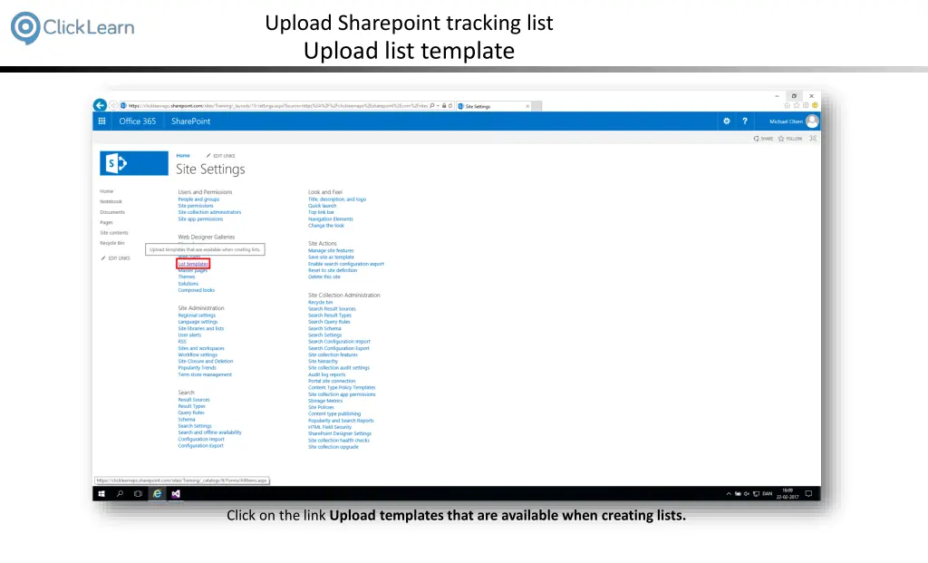 upload sharepoint tracking list upload list 2