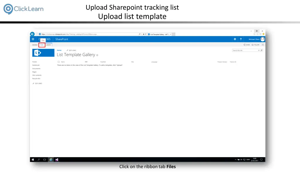 upload sharepoint tracking list upload list 3