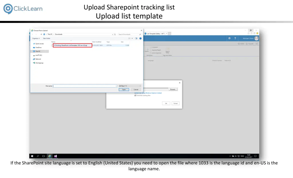 upload sharepoint tracking list upload list 6
