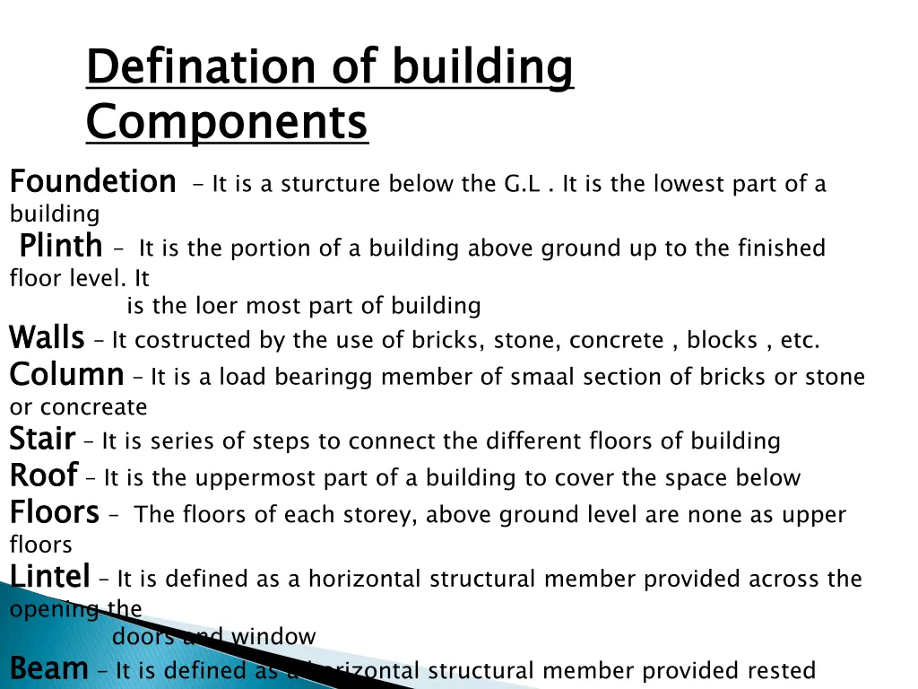 defination components