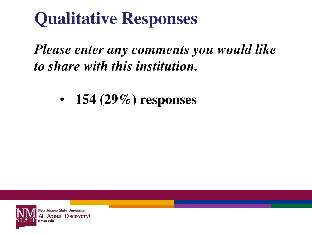 qualitative responses
