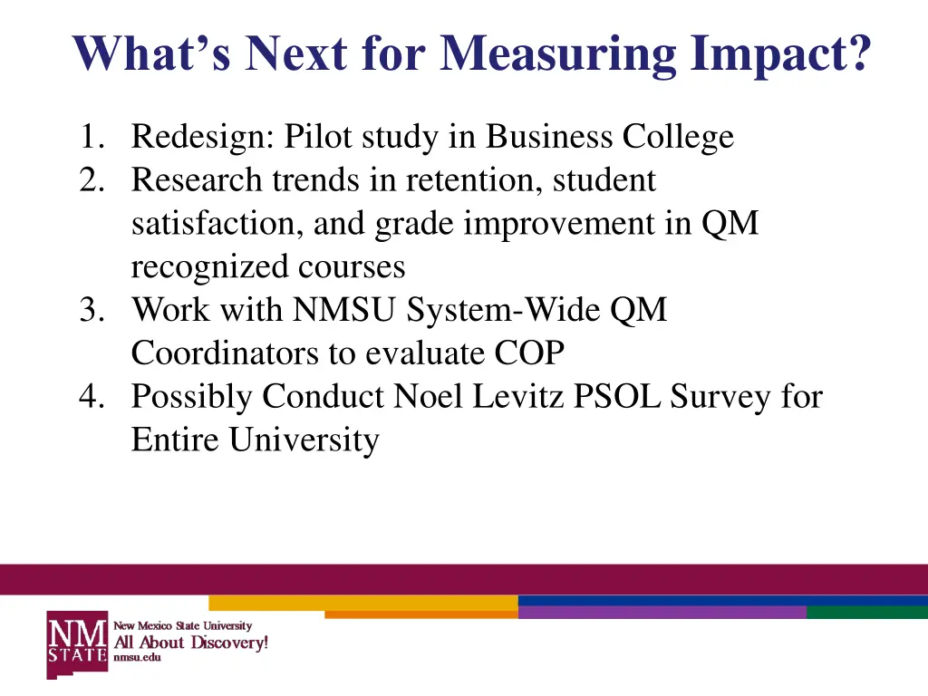 what s next for measuring impact