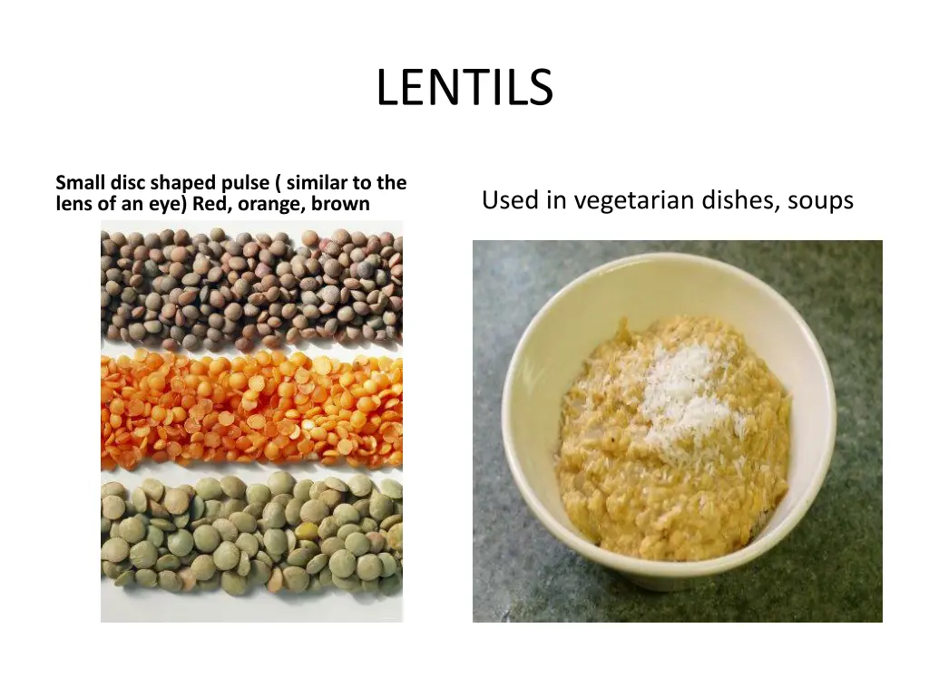lentils