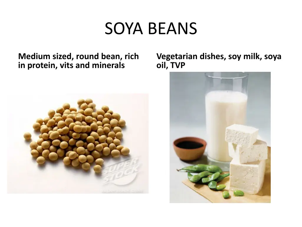 soya beans