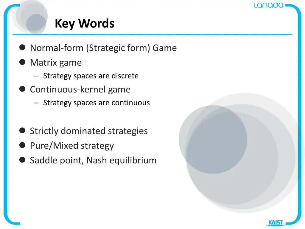 key words