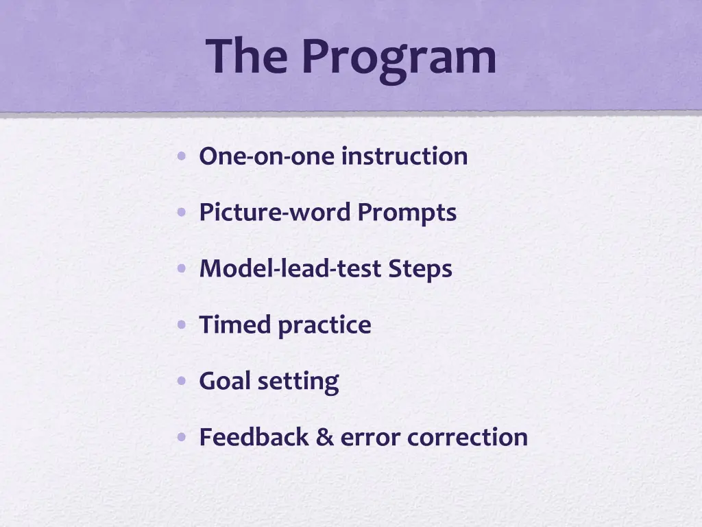 the program 1