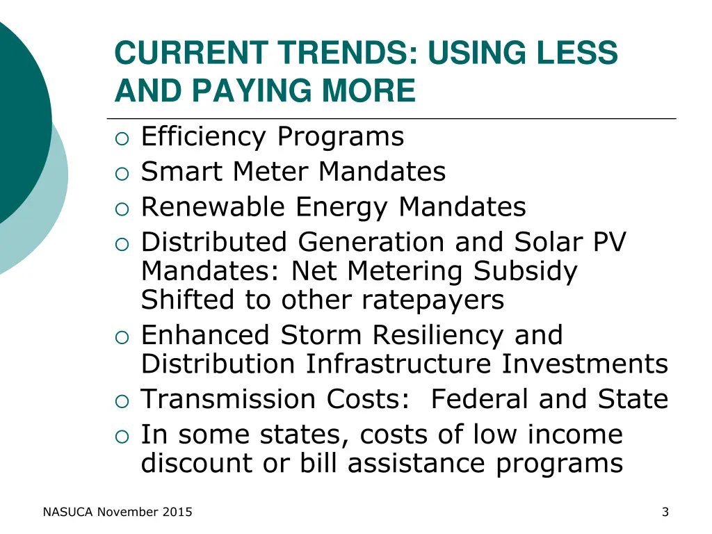 current trends using less and paying more