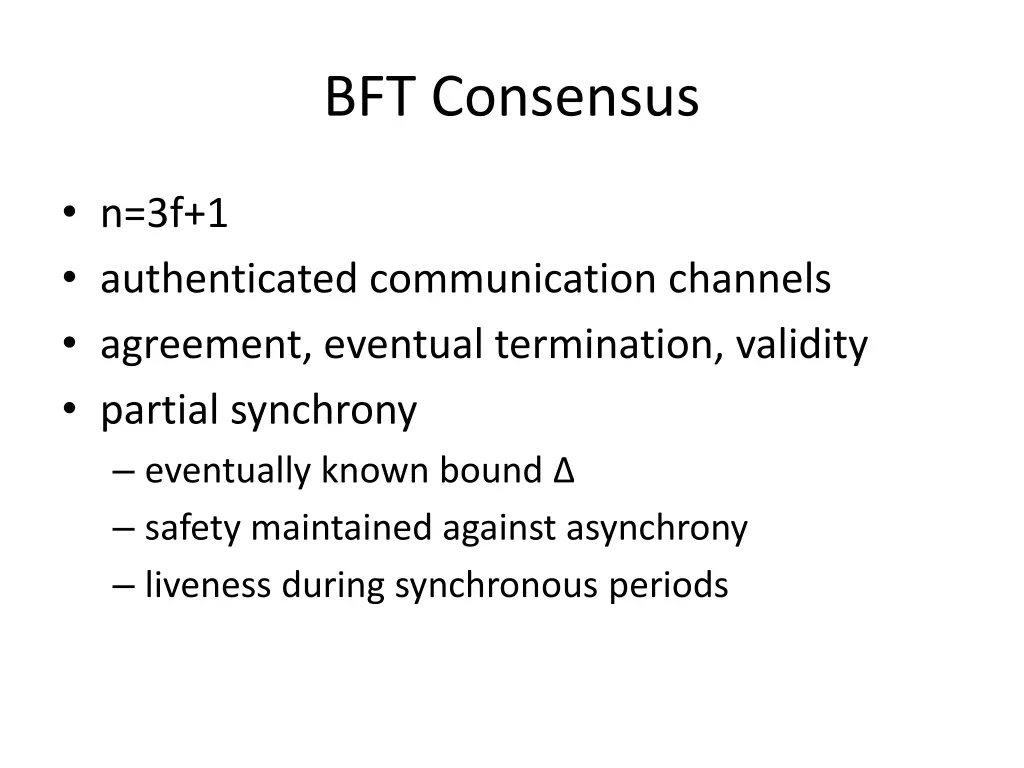 bft consensus