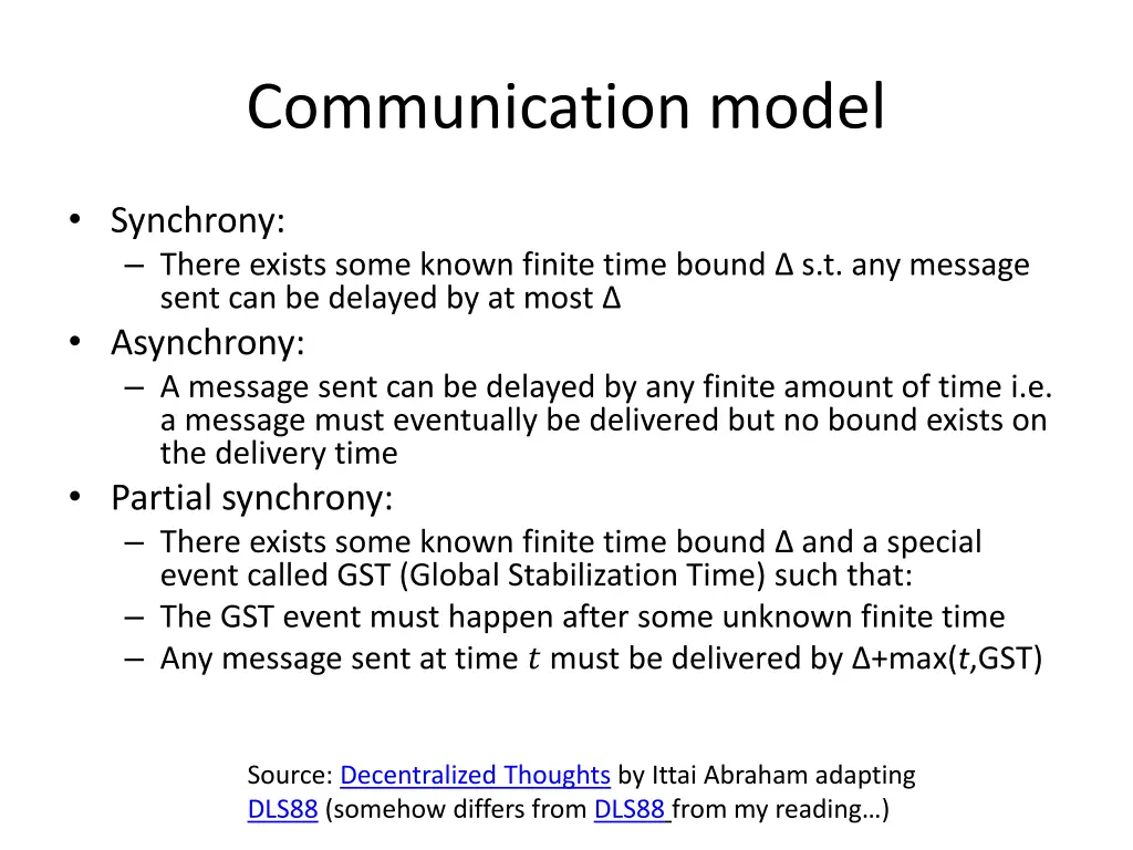 communication model