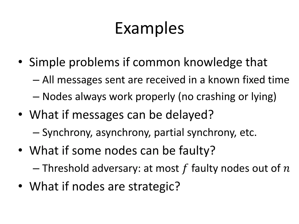 examples