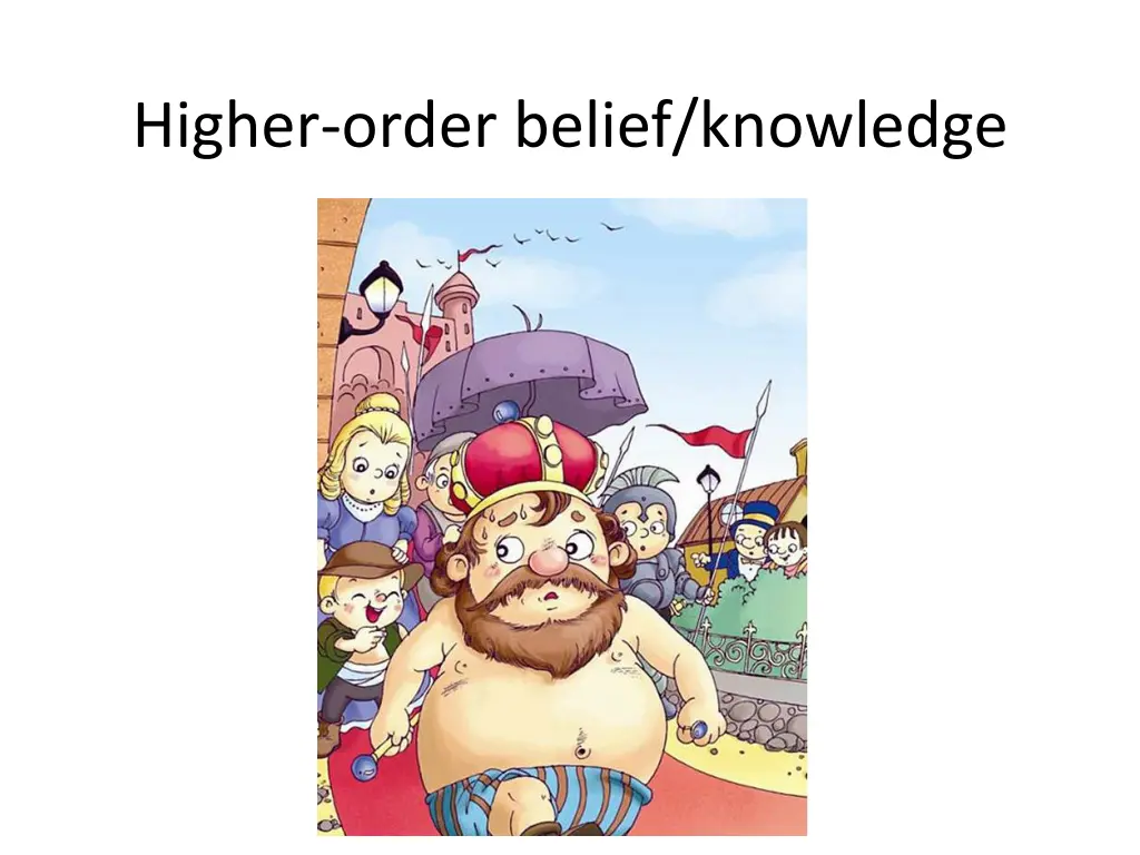 higher order belief knowledge