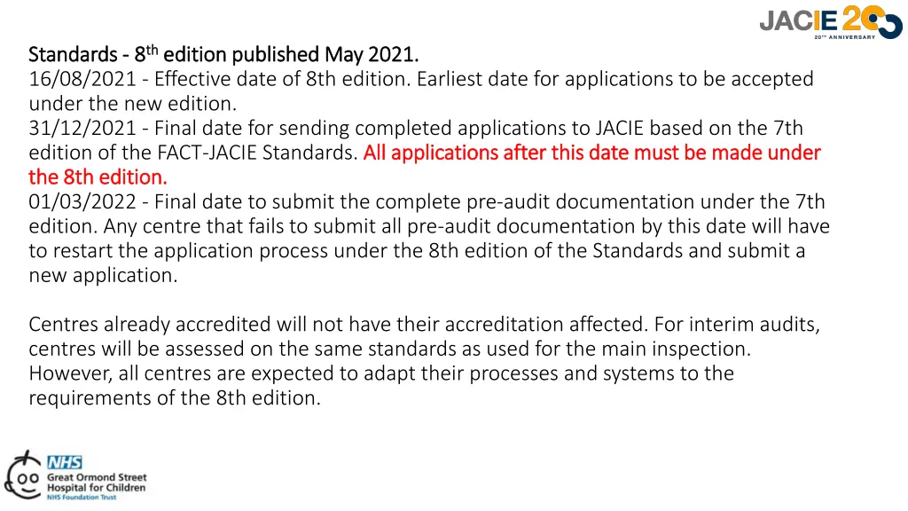 standards standards 8 8 th th edition published
