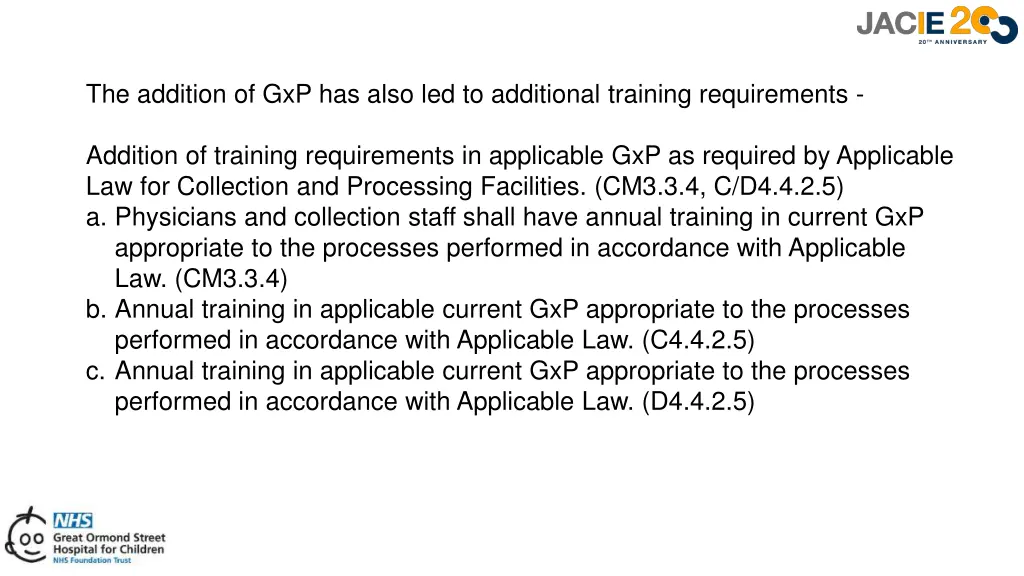 the addition of gxp has also led to additional