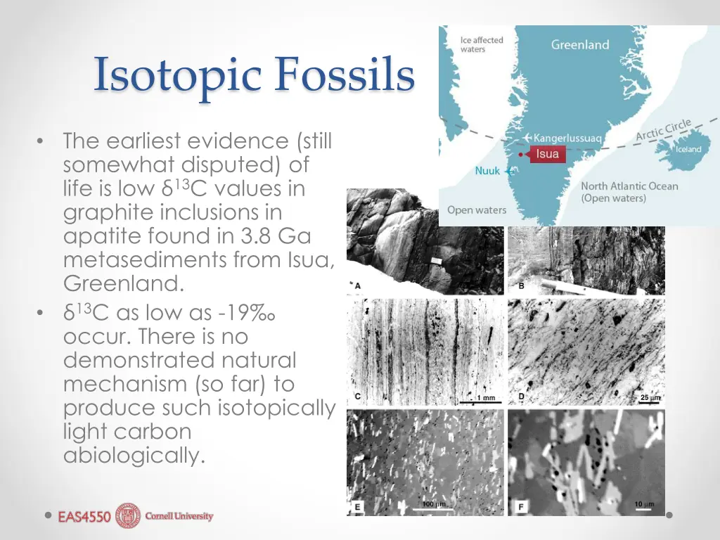 isotopic fossils