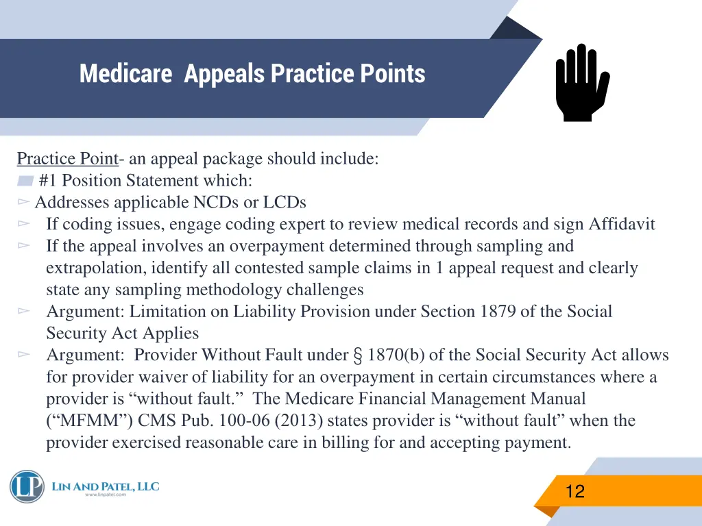 medicare appeals practice points