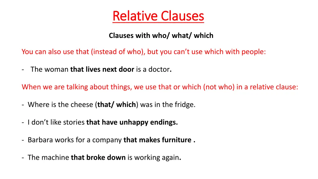 relative relative clauses 2