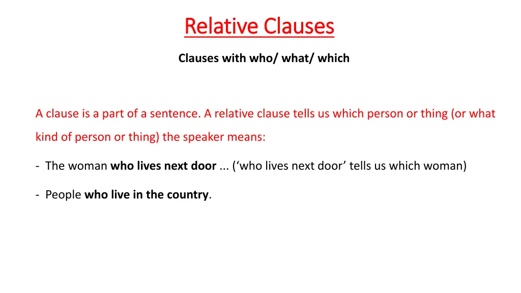 relative relative clauses