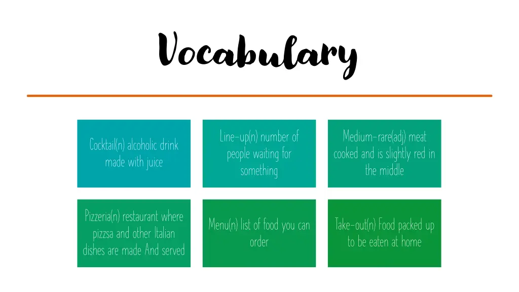 vocabulary 1