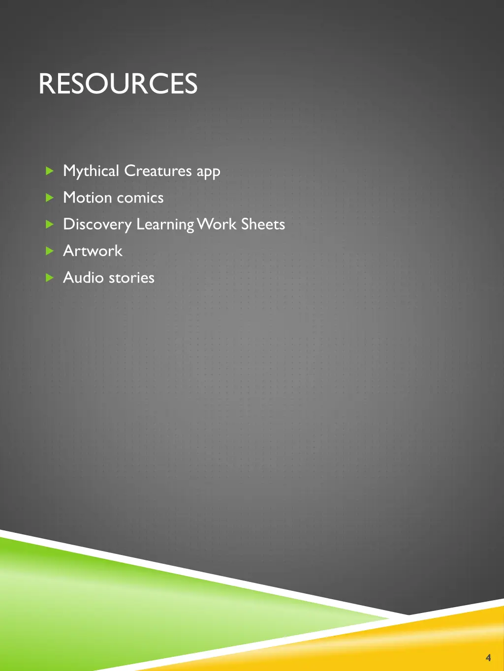 resources