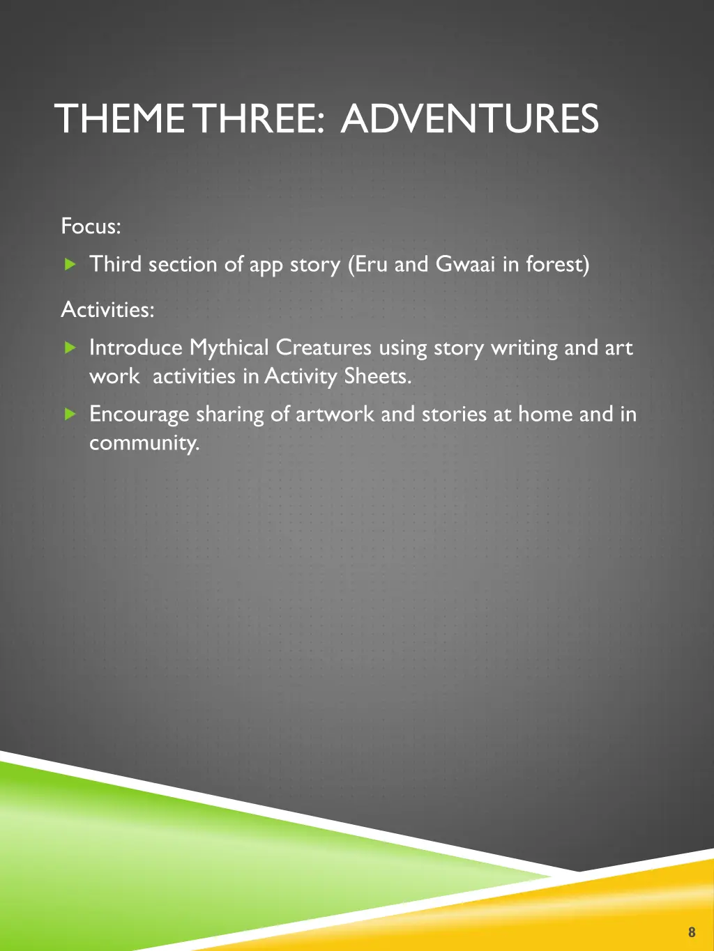 theme three adventures