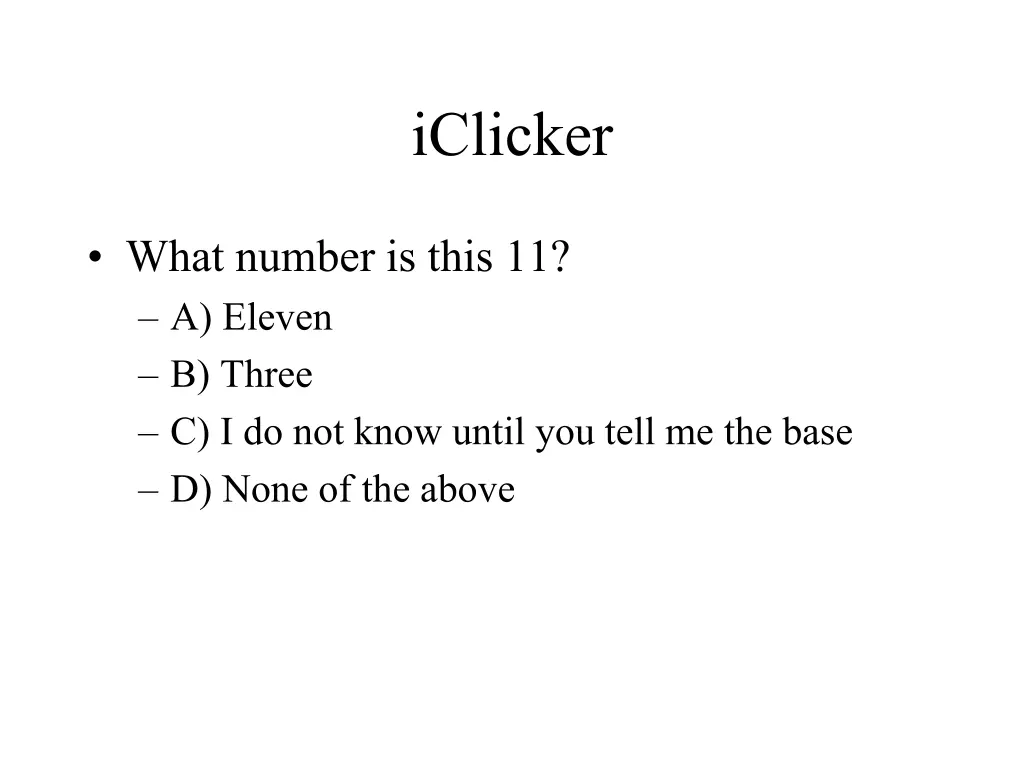 iclicker