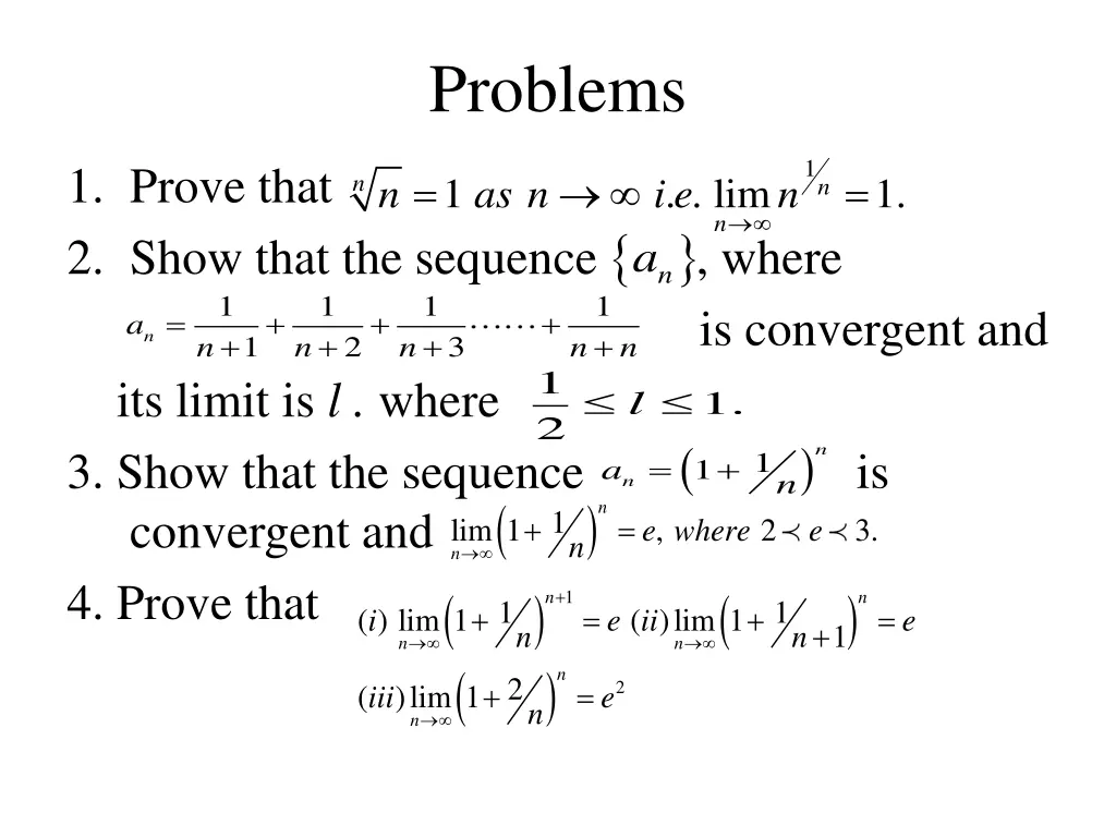 problems