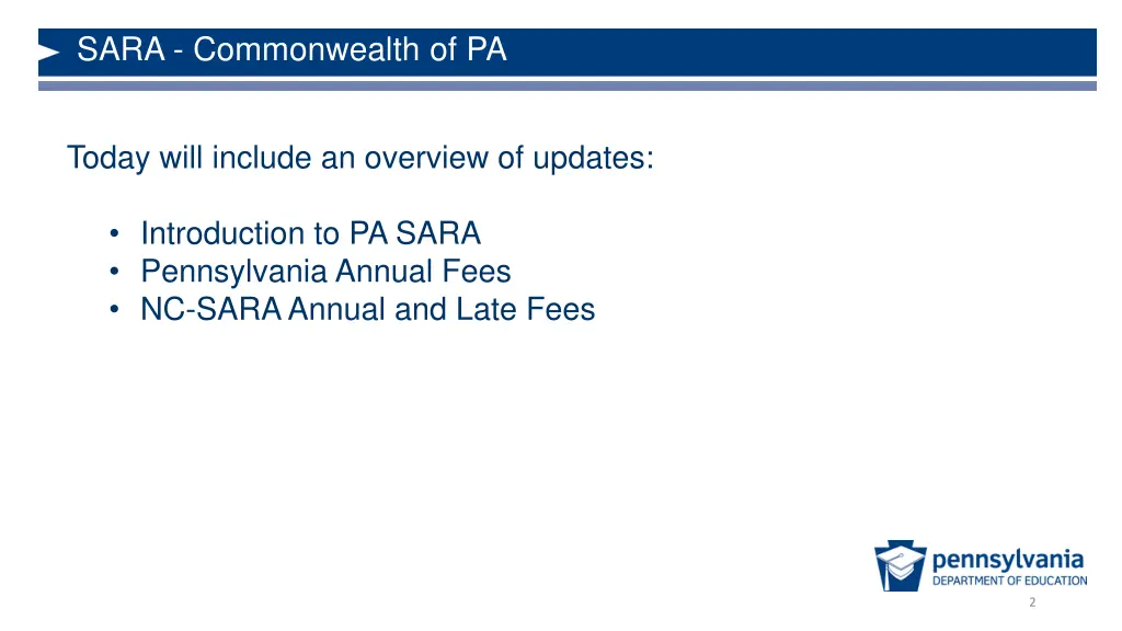 sara commonwealth of pa