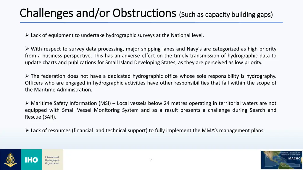challenges challenges and or obstructions