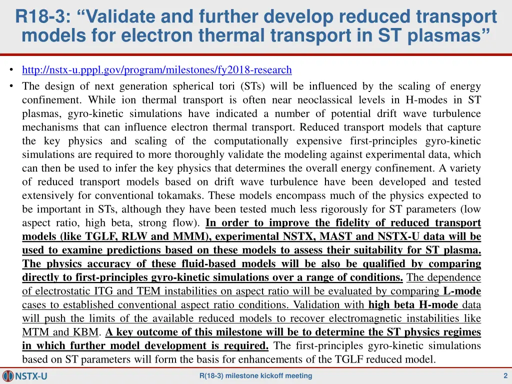 r18 3 validate and further develop reduced