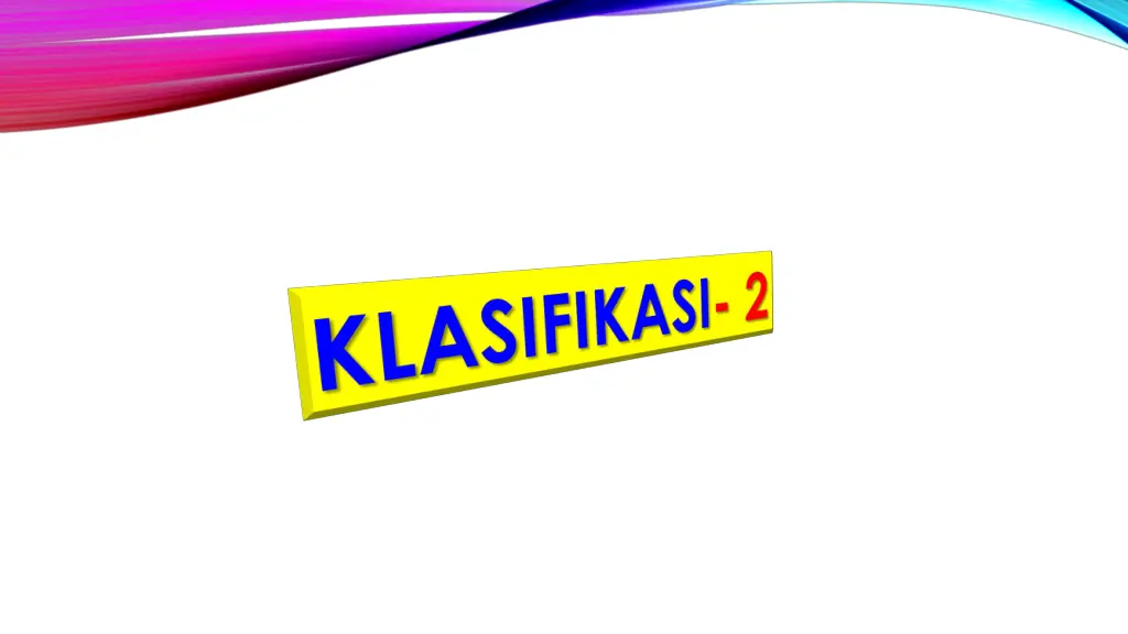 klasifikasi 2