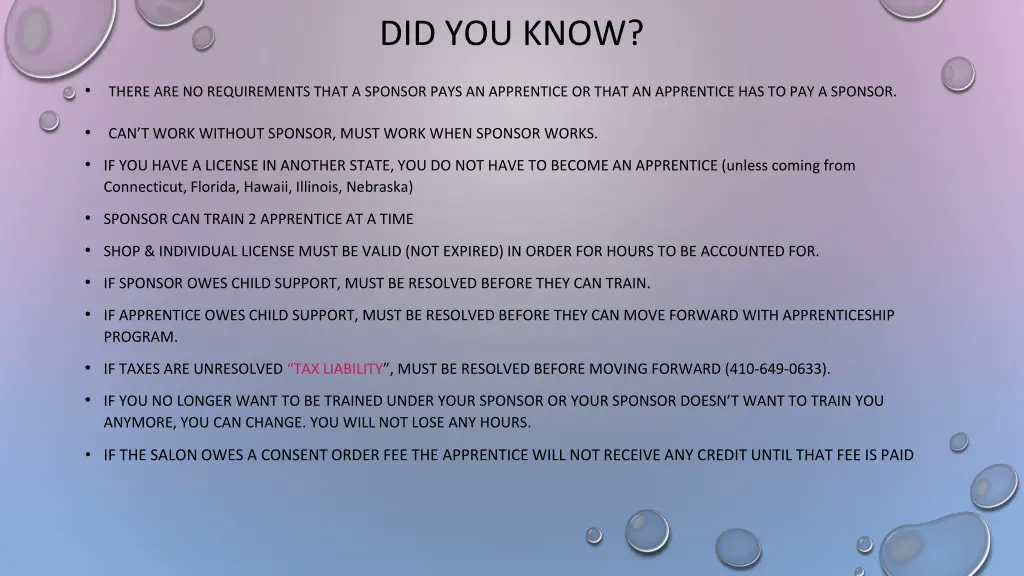 did you know