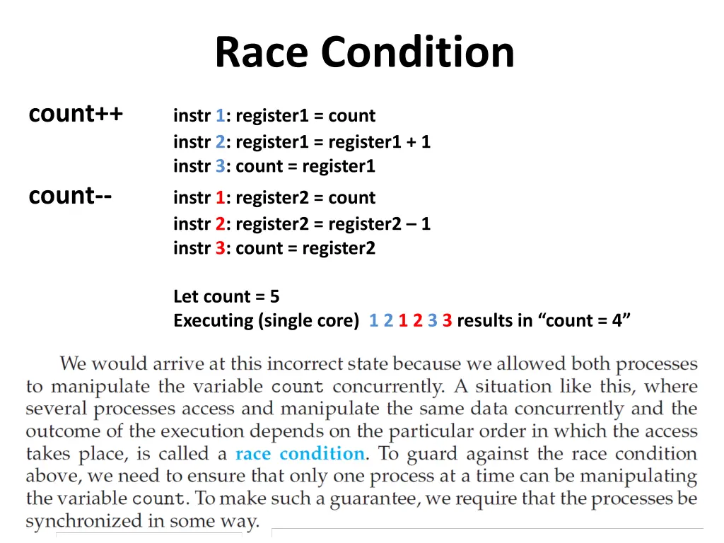 race condition