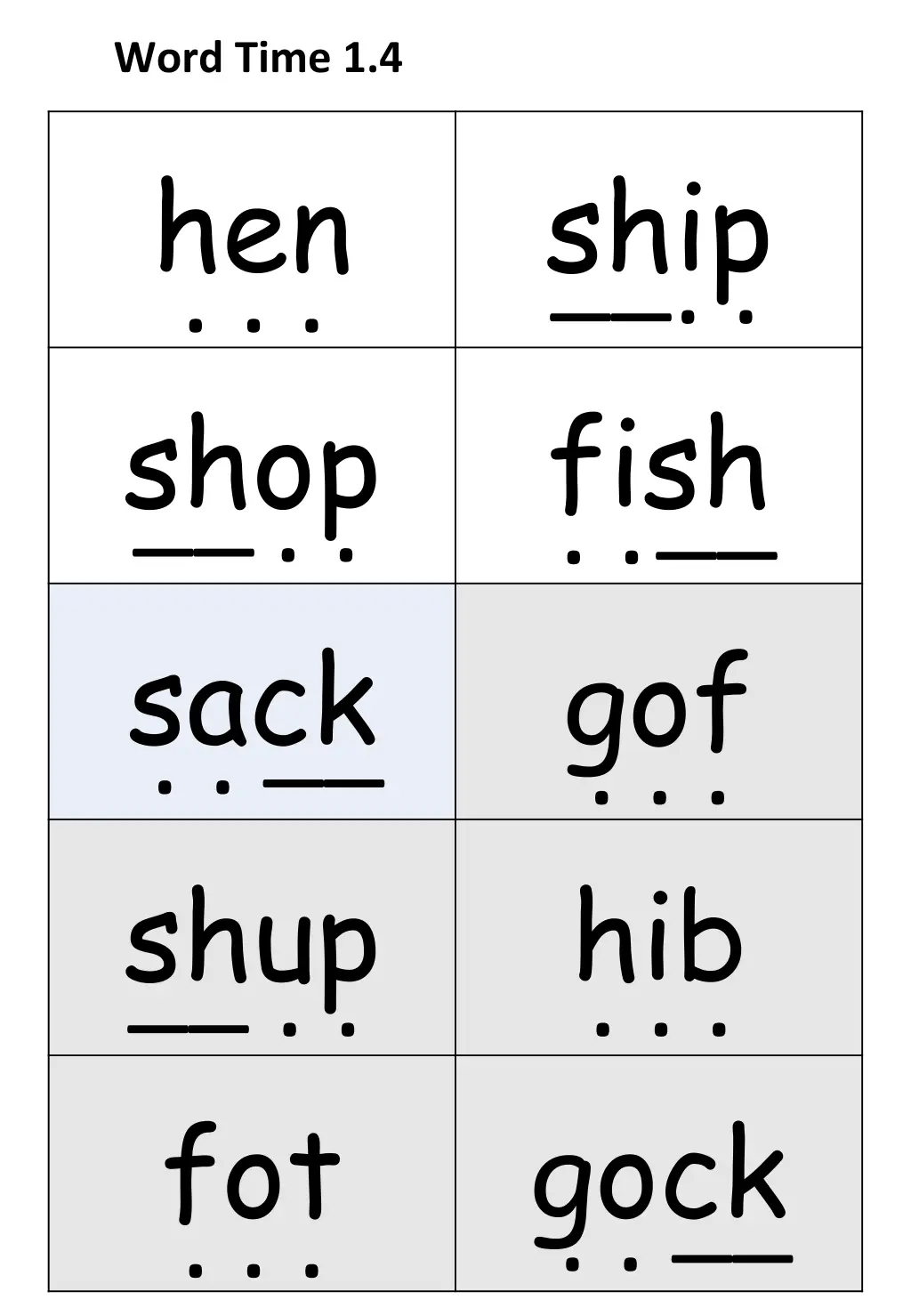 word time 1 4 1